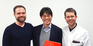 Dr. Florian Michallek, Prof Kakuya Kitagawa and Prof. Marc Dewey - DFG