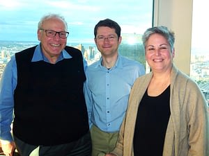 Marc Dewey with Deborah Levine and Herbert Y. Kressel