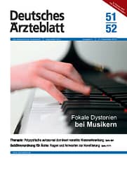 Cover page Deutsches Ärzteblatt
